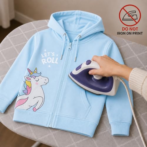 Image of The Mom Store Winter Jackets for Kids | Cute Sweatshirt and Cool Hoodies for Baby Boy and Baby Girls | with Zippers | Hoodie Cap