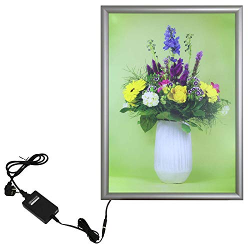 Preisvergleich Produktbild KDS A3 LED Rahmen Aiko ultraslim Lightbox extrem flach Alu Klapprahmen
