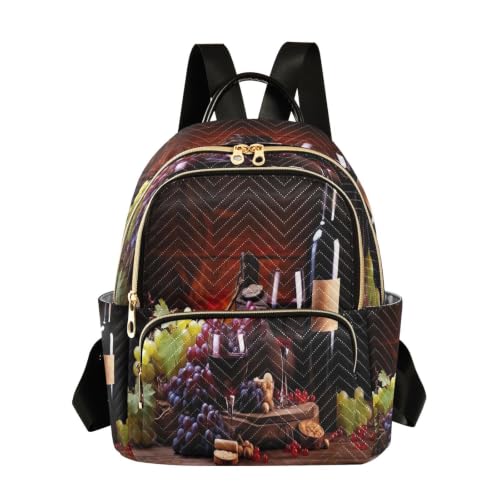 Mini sac à dos matelassé pour femme moderne - 29x15.5x36cm
