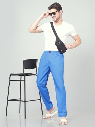 Image of Urban Scottish Solid Men's Lounge Pants 100% Cotton Pajama for men Night Pants Comfortable Regular Fit Track Pants Leisure-Wear Lower with an Elastic Waist-Band Casual Style, Machine Washable Pyjamas