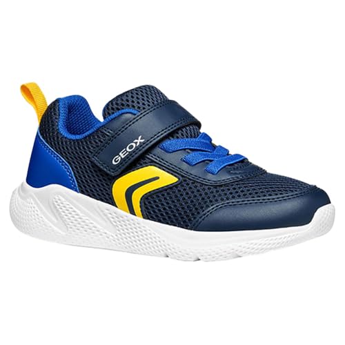Geox J SPRINTYE Boy A, Zapatillas, Azul, 37 EU