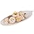 Hanobe Leaf Wooden Decorative Tray: Leaf Shaped Wood Key Tray Decor Leaf Bowl for Crystal Candle