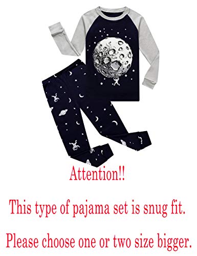 Image of Family Feeling Little Boys Pajamas Sets 100% Cotton Long sleeve Pjs
