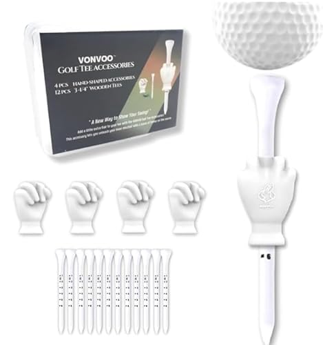 Funny Golf Tee Toppers – 4 PCS Silicone Accessories with