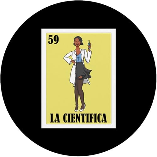 Miniatura 3 de Funny Mexican Design for Scientists - La Cientifica PopSockets Swappable PopGrip