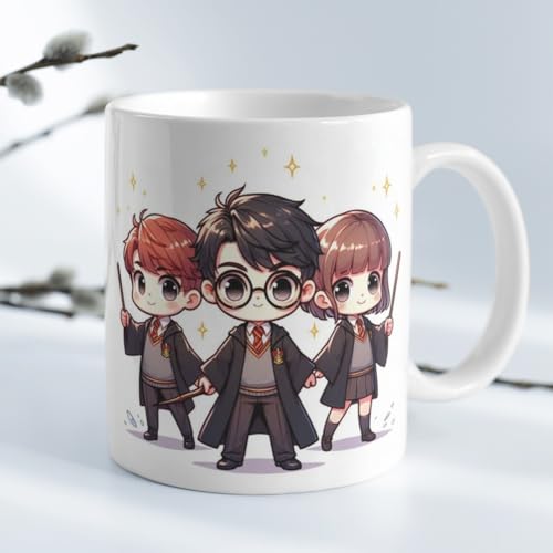 Image of Half Engineer Gifts - HE Herry Potter Theme Coffee Mug 325ml with Fridge Magnet | Birthday Gift for Brother Sister Son Daughter Friend | Festival Gift for Rakhi, Diwali, Christmas, New Year | Office