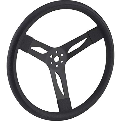 Speedway Motors Performance 15 Inch 3-Spoke Steel Steering Wheel, 2.75