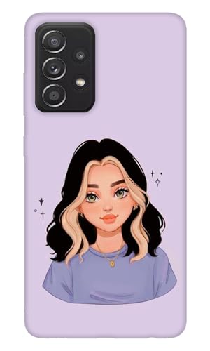 Image of 3D Premium Printed Girl Mobile Back Cover & Case Designer for Samsung Galaxy A52s
