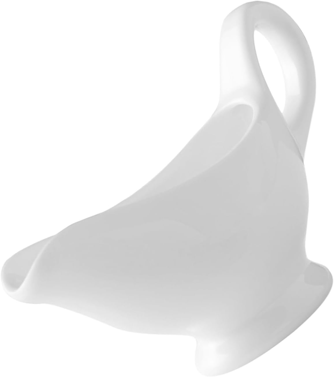 Ceramic Sauce Jug Lightweight Portable Saucier Boat for Hot Cold Gravies Salad Dressings Broth Restaurant Condiment Bowl Safe