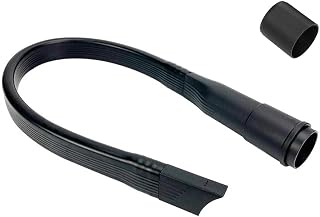 Anlising Boquilla Larga Flexible, 62CM Boquilla Universal Acoplable con Conexión de 35/32 MM, Boquilla de Succión Plana, Flexible de Aspiración Plana del Tubo Largo, para las Aspiradoras (Negro)
