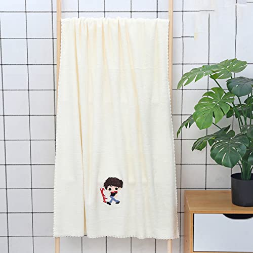 WDhomLT 2pcs Bad Handtuch Korallen Fleece Bad Handtuch Super Weich und Saugfähig Fleece Handtücher Extravagant und… – Bild 6