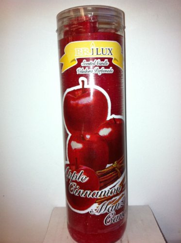Apple Cinnamon (Manzana Canela) 7 Day Prepared Scented Candle in Glass
