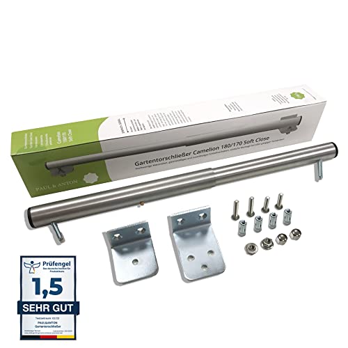 Gartentorschließer Camelion 180/170 Soft Close (Aluminium eloxiert)