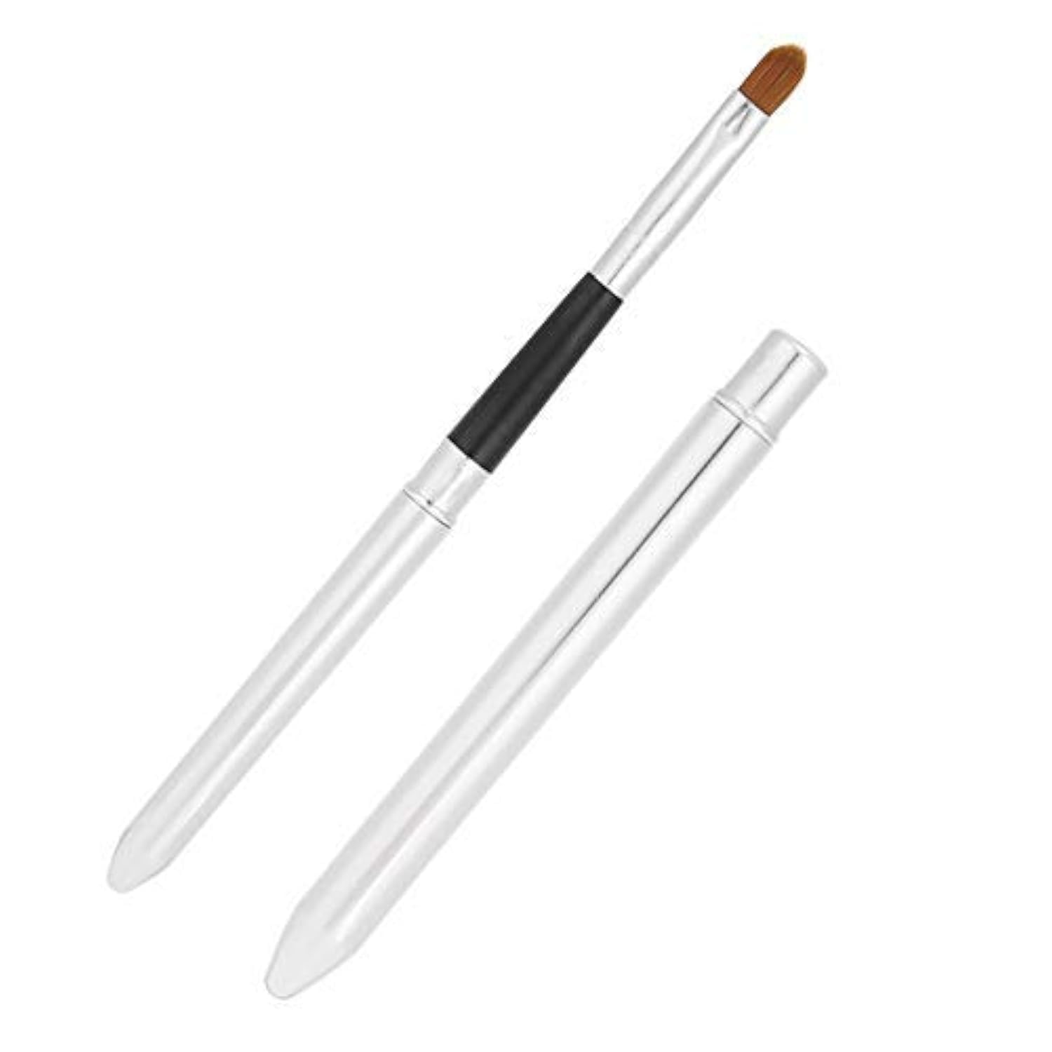 Le pinceau à lèvres rétractable, lèvre professionnelle de pinceau de rouge à lèvres contours dessine l'outil cosmétique de maquillage de brosse