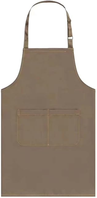 Amazon Brand - Umi Apron Adjustable Unisex with Pockets for Home Kitchen Cooking, Restaurant, Coffee house