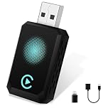 Letitwell CarPlay Wireless Adapter 2025 Upgrade Dongle Converte Cablato a Wireless per iPhone, USB C/A Plug and Play Adattatore Compatibile con iPhone iOS 10+ e Auto con CarPlay