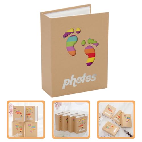 Totority Álbum De Fotos Do Bebê Livro De Fotos Do Bebê Lembrança Bonito Álbum De Fotos Da Memória Li