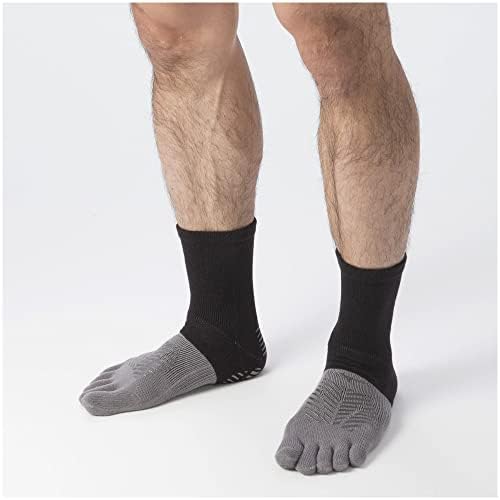 Mizuno P2MX2510 Soccer Wear, Zero Glide Short Socks, 5 Toes, Grip