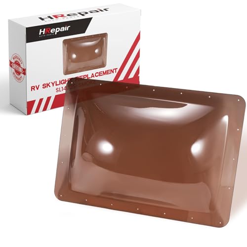 SL1422 RV Skylight Replacement,18" x 26" Camper Skylight fits Standard 14" x 22" Openings 16" x 26" Overall,RV Shower Bathroom Skylight Cover - SL1422S(Smoke)