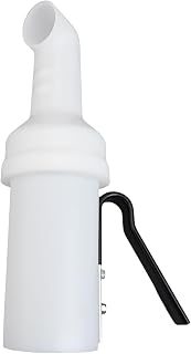Diseño aerodinámico portátil para botella de arena de golf con práctico soporte (blanco)