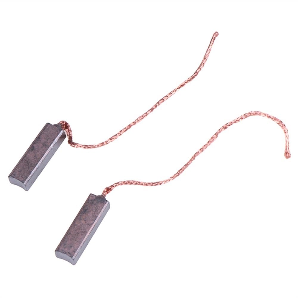 Spazzole di carbone compatibili, 100 pezzi di spazzole di carbone for generatore da 1 pollice, rame alto, spessore 4,5 mm, compatibili con il kit di spazzole di carbone Valeo Hella, larghezza 6,5 ​​mm