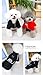 AZA Dog Thick Cotton Costume Pet Winter Sport Style Jacket Clothes Cat Cute Warm Coat Outfits for Small Dogs Boy Girl Hoodies Dog Sweatshirt (S,Black)