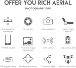 4K HD Camera Mini Drone, Foldable FPV Drone for Kids and Beginners with Altitude Hold, Gesture Selfie, One Key Return, Emergency Stop, 3D Flips, Waypoint Fly, 2 Battery