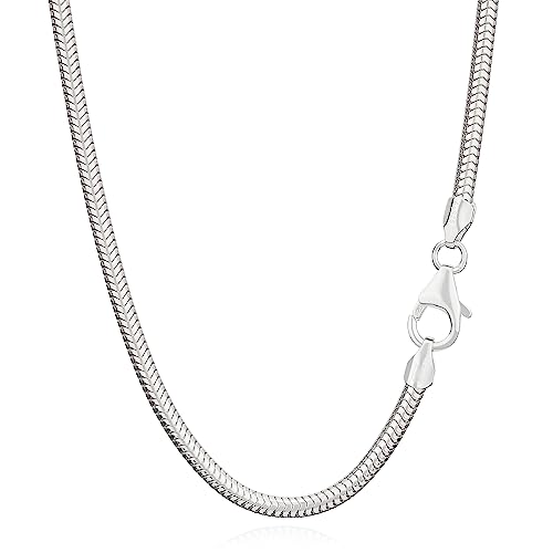Chaîne serpent NKlaus argent 925 idéale à porter seule ou avec vos pendentifs au quotidien