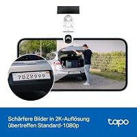 Tapo C610 KIT 2K 360° Solar Überwachungskamera Außen (Akku 6700 mAh, Farbnachtsicht, WLAN 2,4 GHz, KI-Erkennung, Licht- & Ton-Alarm, lokale Speicherung über microSD-Karte oder H500-Homebase) – Ansicht 7