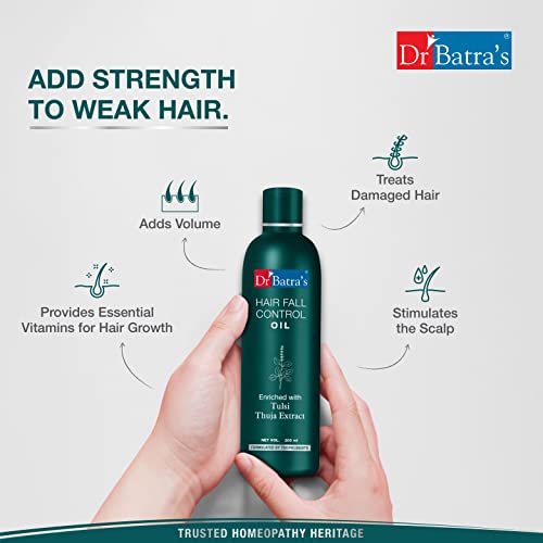 Dr Batra's Hair Fall Control Shampoo and Hair Fall Control Oil -400 Ml