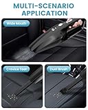 SERVOMASTER Handheld Vacuum Cleaner, Car Vacuum Cleaner Powerful with Rechargeable Battery, Portable Hand Held Vacuum Cordless with Washable HEPA Filter, Mini Vacuum Kit for Men and Women - Image 6