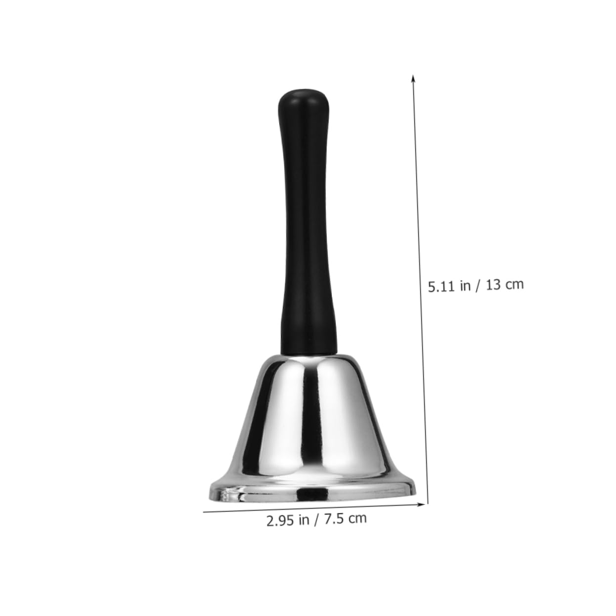 SUPVOX 6pezzi Campane Natalizie in Metallo Campanello da Tavolo Campanello Decorativo per Ristoranti da Scrivania di Servizio Natalizio in Metallo