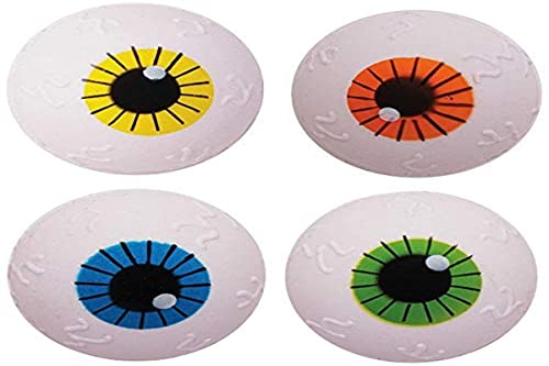 Baker Ross AX368 Pelota De Ojos De Halloween Para Exprimir - Paquete De 6, Para Regalos De Truco O...