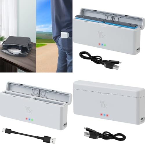 Batería de carga rápida de dos ranuras con indicadores LED para cámara XAGMODSHN 2