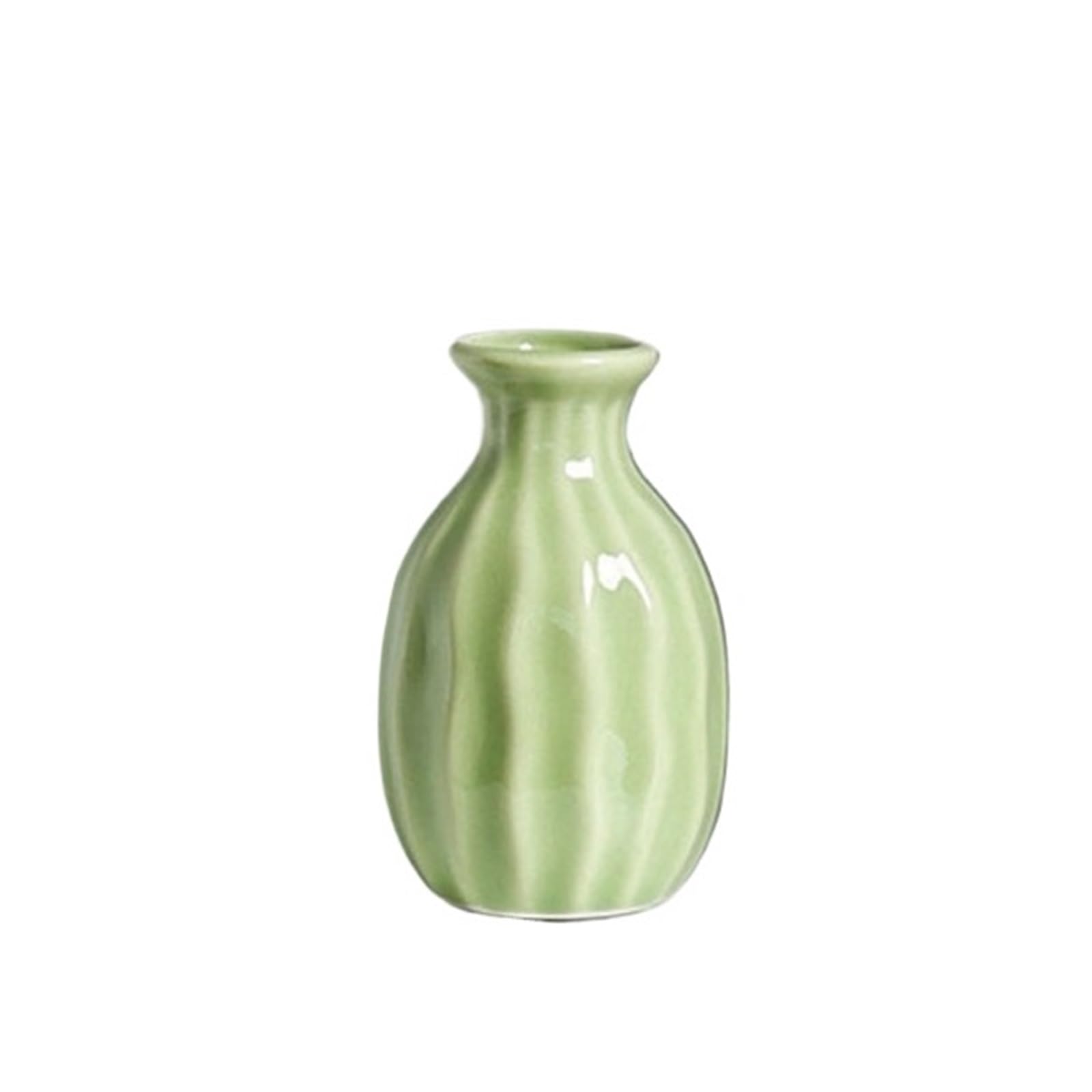 Mini Vase Flower Vase Hydroponics Vases Creative Room Decor Mini Plant Bottle Pots Desktop Ornament Craft(7.7x4.5x2.5cm-03)