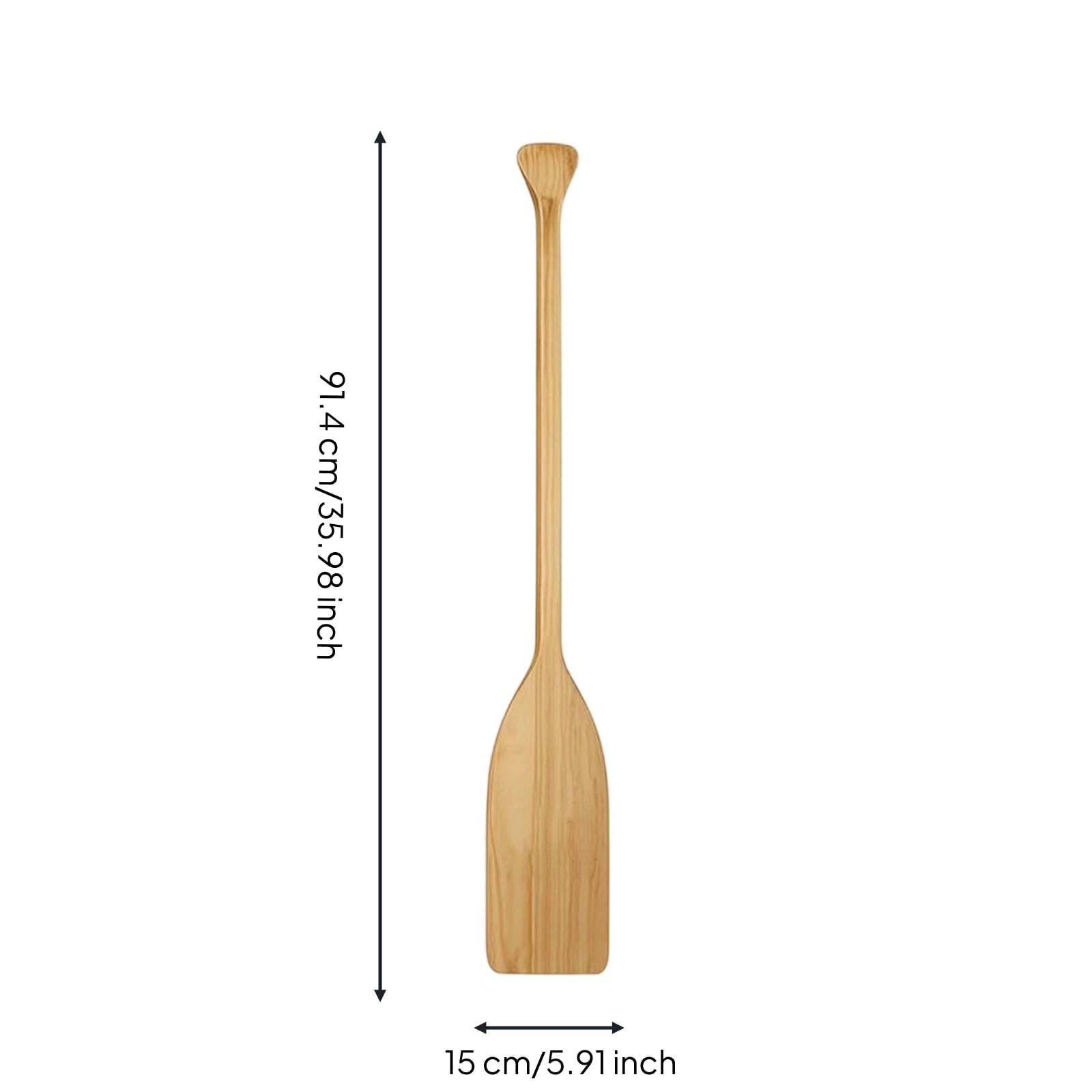 Qianly Pagaia in Legno Robusta in Legno Leggera Attrezzatura Sportiva per Bambini, 91.4cm