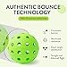Pro Aviana Outdoor Pickleball Balls USAPA Approved for Tournament Play 6 12 48 Packs Durable 40-Hole Design Ideal for All Skill Levels Pickleball Accessories Pickleball Balls Outdoor (Green 12 Pack)