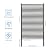 Outdoor Privacy Screens Freestanding, 36" W x 72" H Steel Pipes and Slats Panels, Outdoor Privacy Screen, Freestanding Decorative Privacy Screen for Balcony Patio Lawn Garden, Brown