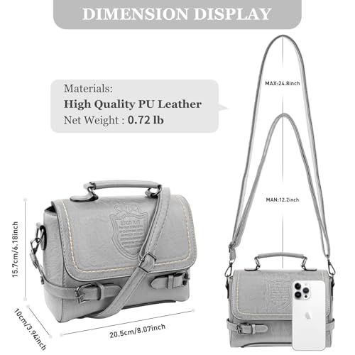 Image of Crossbody Purses for Women, Cute Soft PU Leather Small Purse Handbags, Trendy Tote Clutch Purses Ladies Shoulder Bag
