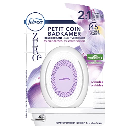 Febreze - Ambientador de inodoro continuo para eliminación y prevención de olores, 1 X