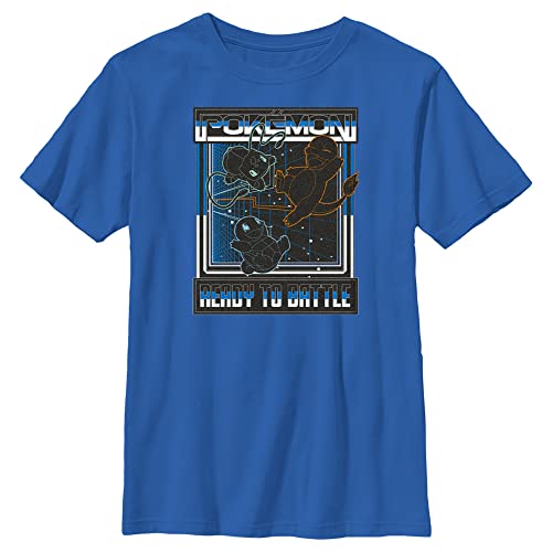 T-Shirt Pokémon Battle Grid mixte enfant haut de combat imprimé