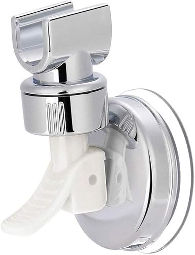ROHCGHC shower bracket, Universal Adjustable Shower Head Mount, Handset Holder Bathroom Wall Suction Bracket