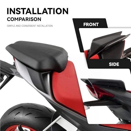 Housse de siège arrière passager moto RSV4 carénage capot selle - 6