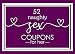 52 Naughty Sex Coupons For Her: Naughty Sex Coupons Vouchers for Women to Redeem Fulfill Her Sex Pressure Purple Gift Adult Better Marriage Life Valentine and Anniversary Gift