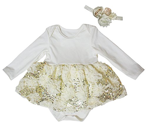 Body robe bébé fille beige 0-24 mois de qualité premium