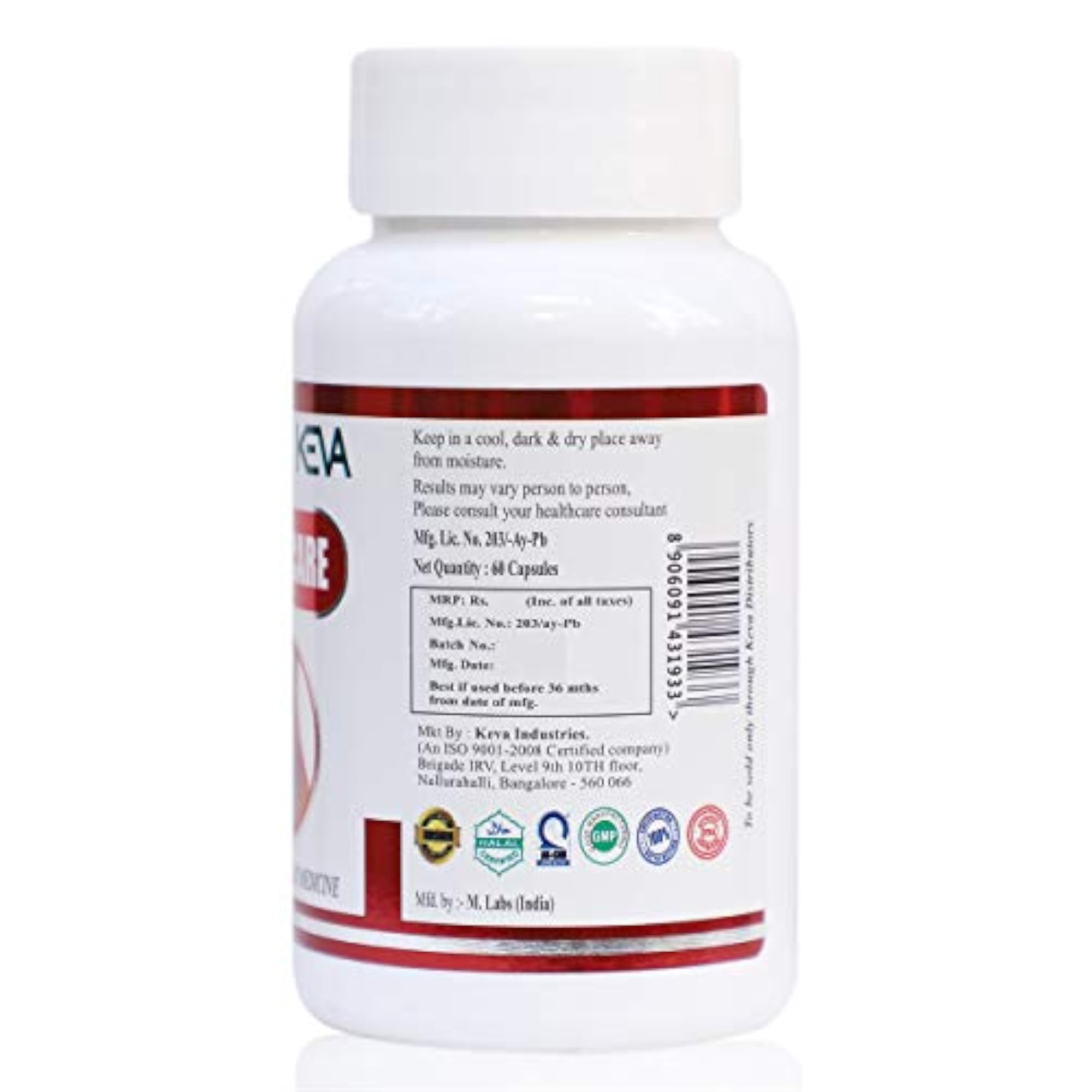Keva Thyroid Care Capsules for Healthy Metabolism and Energy