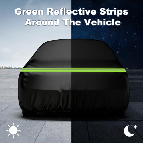 Image of Car Cover for Oldsmobile Cutlass Supreme, Ciera, Calais, Cruiser 1978-1997 | with Cotton Lining and Zipper, Waterproof Outdoor All Weather Cutlass Supreme Car Cover, Heavy 420D Cutlass Ciera Car Cover