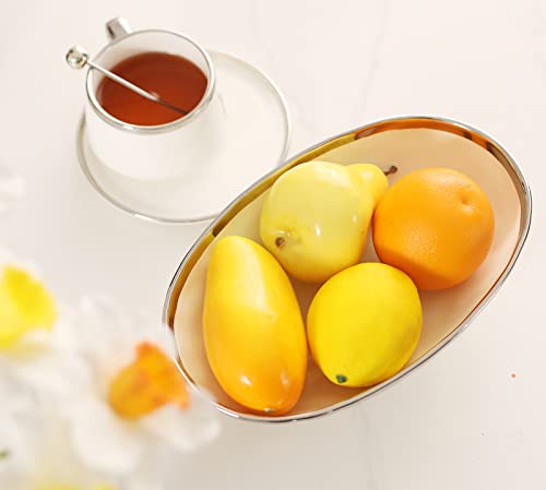 Roowintoo 9.9-Inch Dining Table Food Plate, Kitchen Counter Fruit Plate,Holiday Dining Table Center Decoration,Suitable For Family Gatherings, Table Decorations, Etc #TOP5