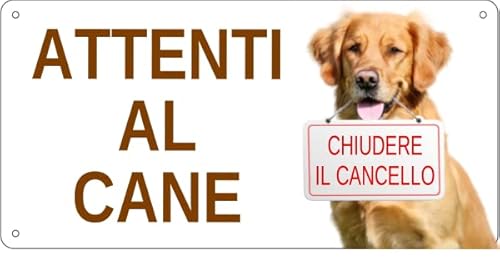 NEW CARTELLO SEGNALETICO - Attenti al cane