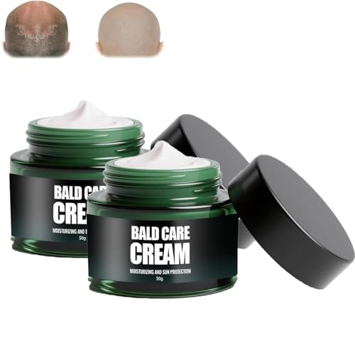 Crema per la cura del cuoio capelluto, crema per la cura del cuoio capelluto, crema calvizie naturale per uomini, lozione per la testa calvizie, cura e cura del cuoio capelluto per chi soffre di